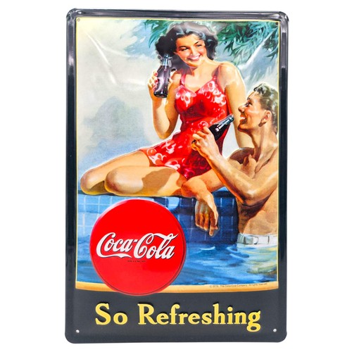 Blechschild coca cola - coca-cola, so