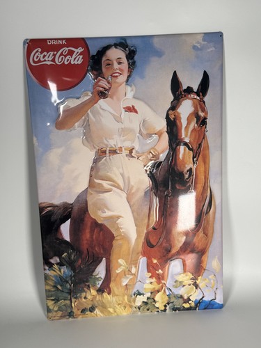 Coca cola blechschild vintage - coca-cola,