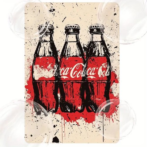 Blechschild coca cola - blechschild, deko