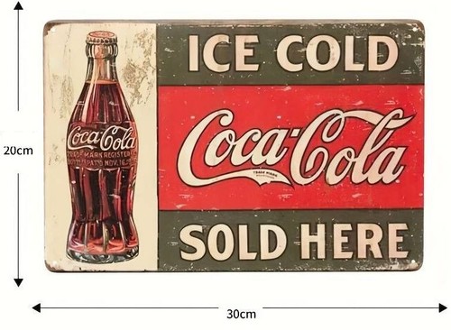 Blechschild 30x20 schild coca - schild,
