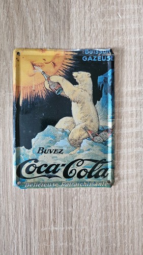 Coca cola blechschild - coca-cola,