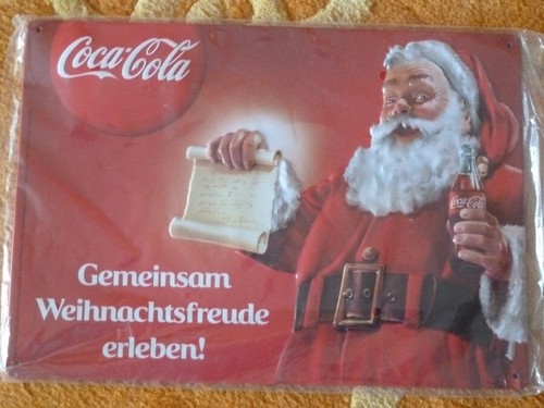 Blechschild coca cola - coca,