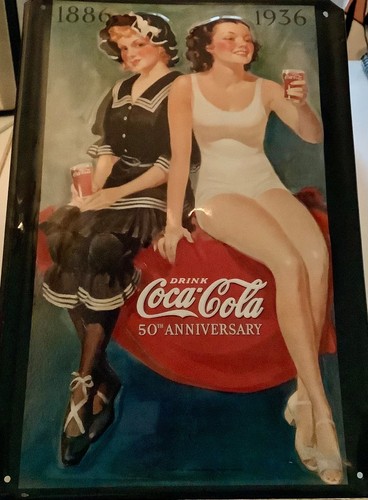 Blechschild coca cola 50th - cola,