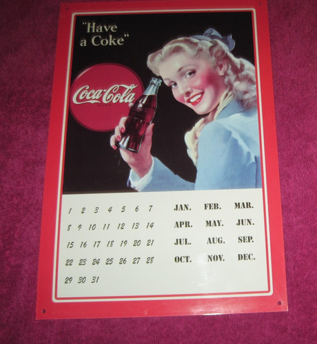 Coca cola blechschild - cola,