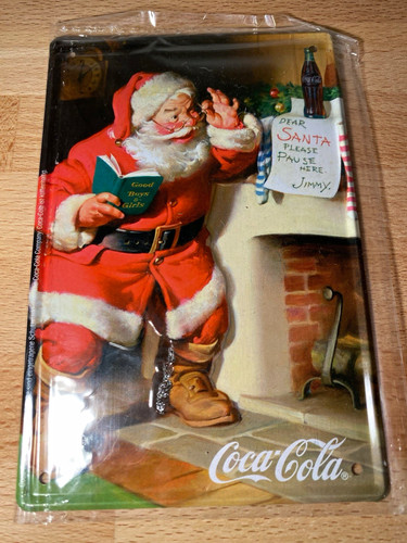 Coca cola blechschild - coca-cola,