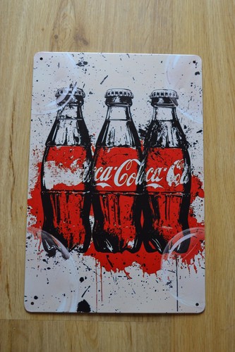 Coca cola blechschild - coca,