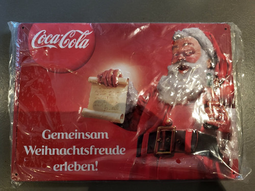 Coca cola blechschild - coca,