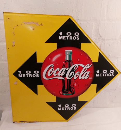 Coca cola altes - coca, blechschild