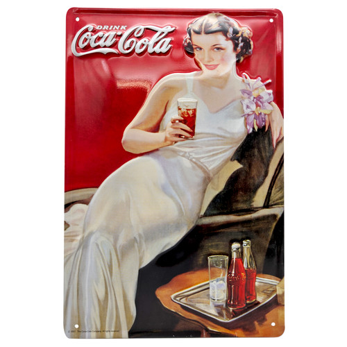 Blechschild coca cola - coca-cola, vintage