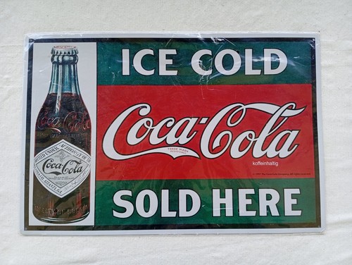 Coca cola blechschild ice cold - blechschild,