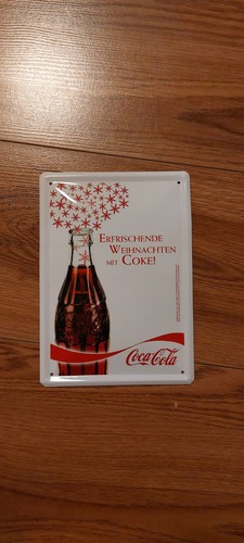 Coca cola blechschild 15x20cm - coca-cola,