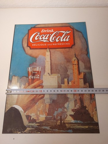 Coca cola blechschild schild - blechschild,