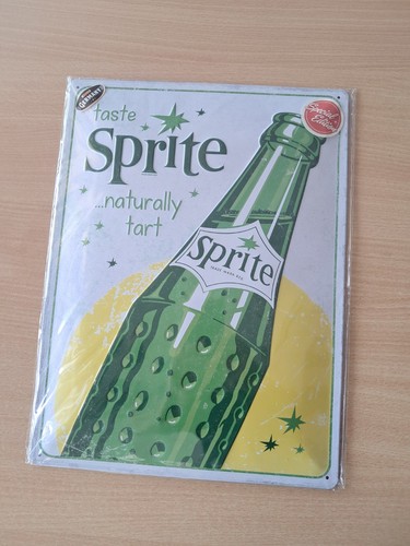 Blechschild sprite coca - blechschild,