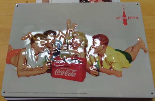 Blechschild coca cola - cola,