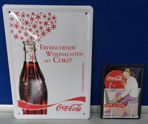 Coca cola blechschilder - cola,