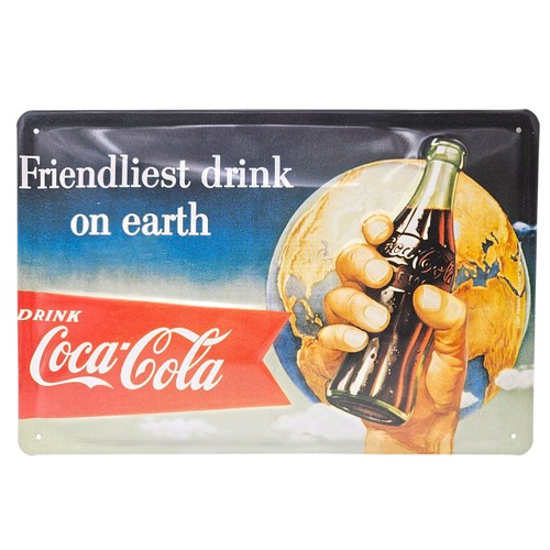 Blechschild coca cola - blechschild, coca-cola