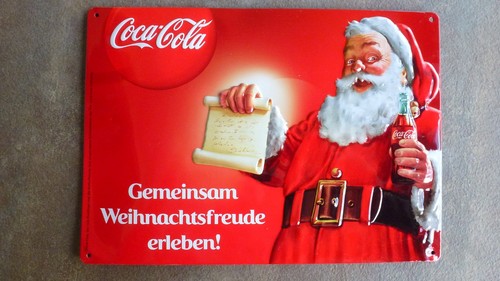 Coca cola blechschild - coca,