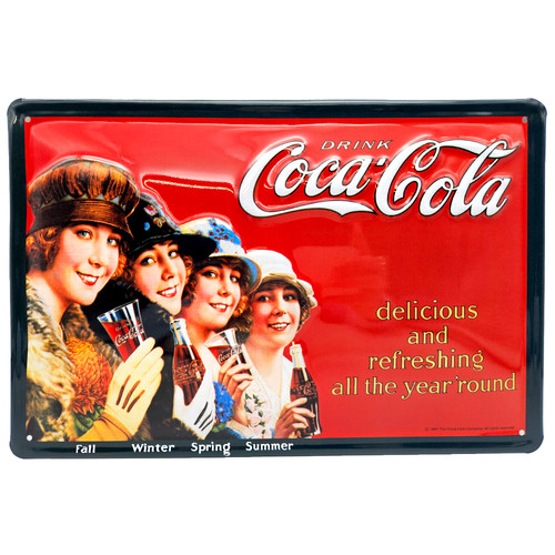 Blechschild coca cola - blechschild, coca-cola