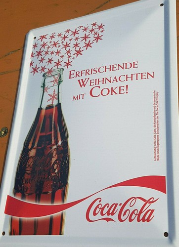 Blechschild coca cola - coca,