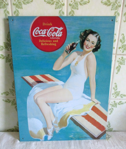 Coca cola blechschild 40x30cm - blechschild,