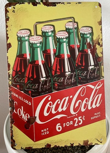 Blechschild coca cola - blechschild, retro