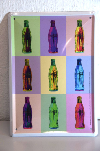 Coca cola blechschild sammeln - coca,