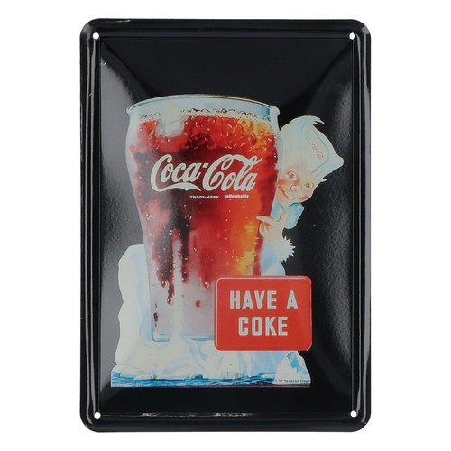 Coca cola blechschild 15x10cm - coca,