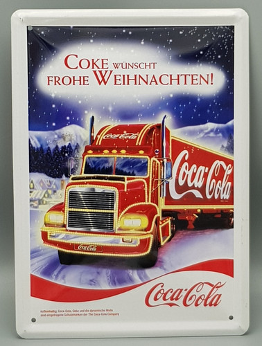 Blechschild coca cola - blechschild,