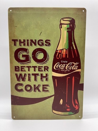 Blechschild coca cola 20x30cm - cola,