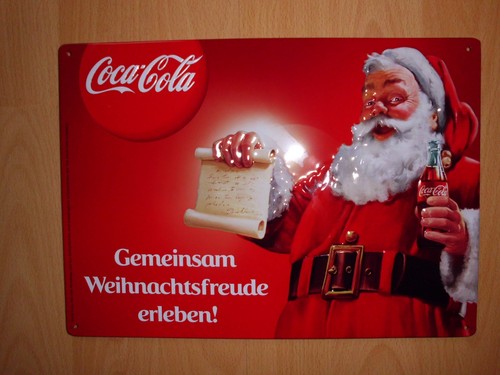 Blechschild von coca cola - blechschild, coca-cola
