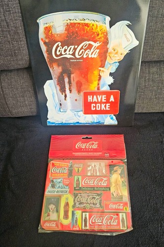 Coca cola blechschild mit - coca-cola,