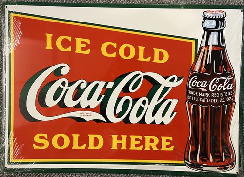 Blechschild coca cola - cola, ice