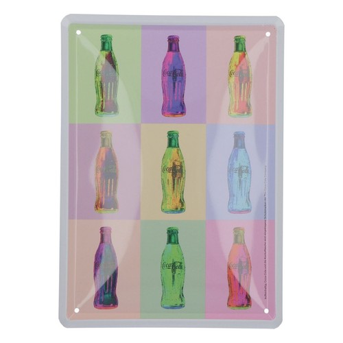 Coca cola blechschild flaschen - coca,