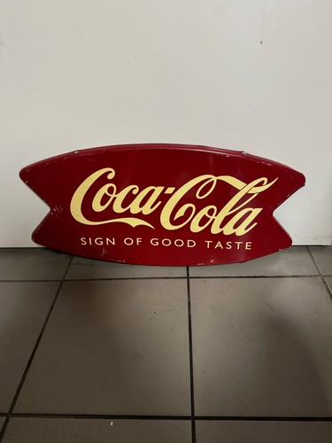 Original coca cola blechschild - original,