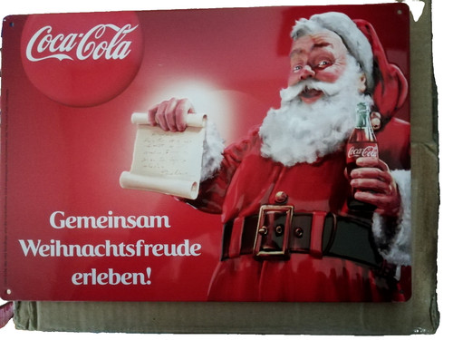 Blechschild coca cola - blechschild,