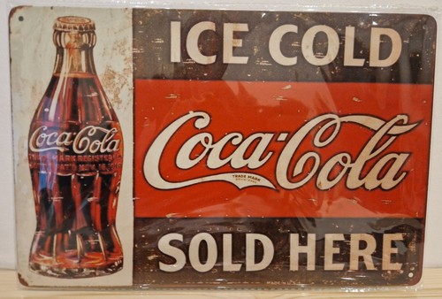Blechschild coca cola 20x30cm - coca,