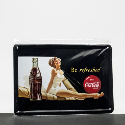 Coca cola blechschild - coca,