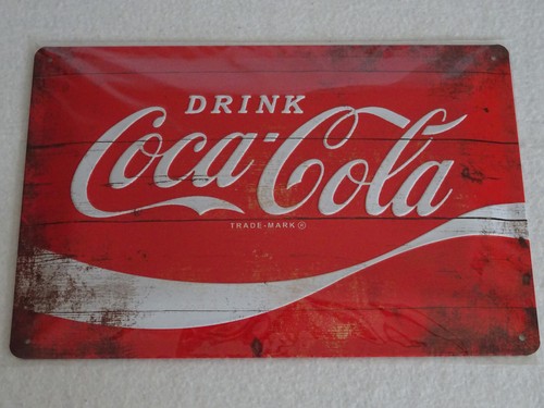 Coca cola blechschild drink - blechschild,
