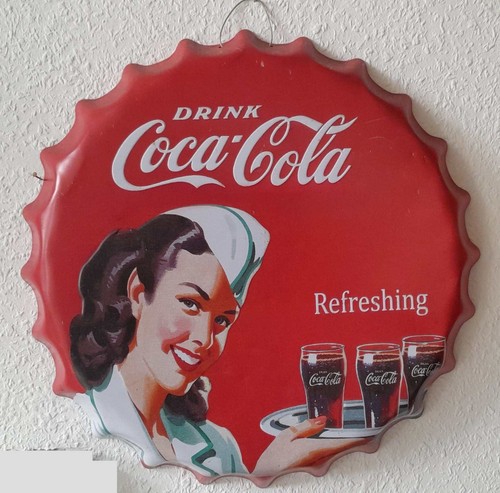 Blechschild drink coca cola - blechschild,