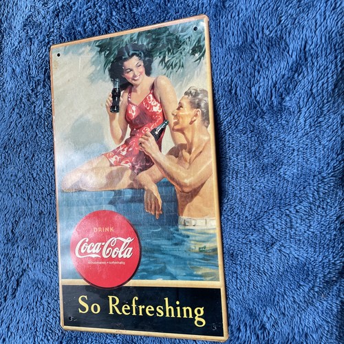 Blechschild coca cola so - coca,