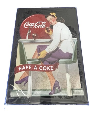 Original coca cola blechschild - coca-cola,