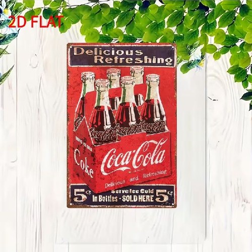 Blechschild coca cola - blechschild, vintage