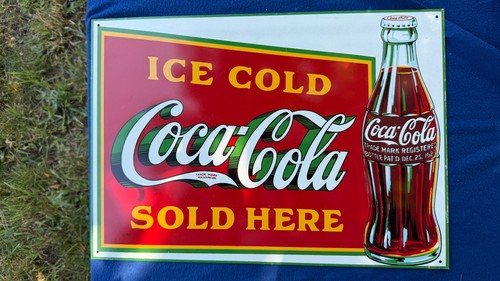 Coca cola blechschild 20er - ,