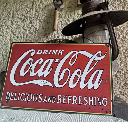 Coca cola blechschild retro - cola,