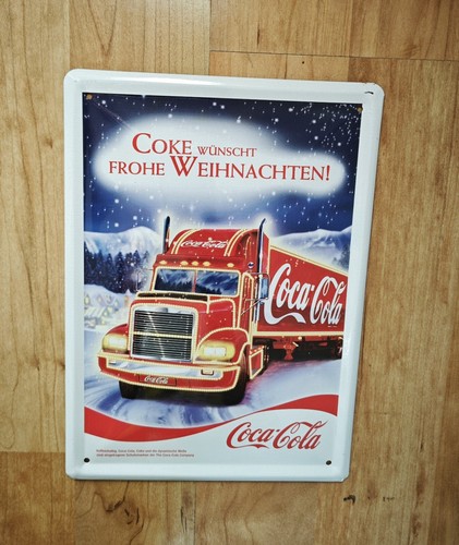 Orig blechschild coca - blechschild,