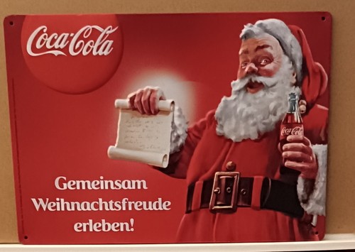 Coca cola blechschild - cola,