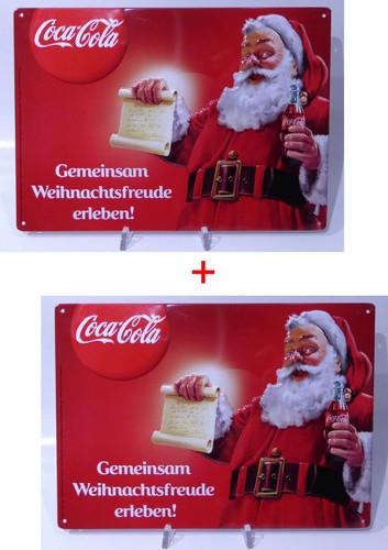 Stück coca cola - stück, blechschild